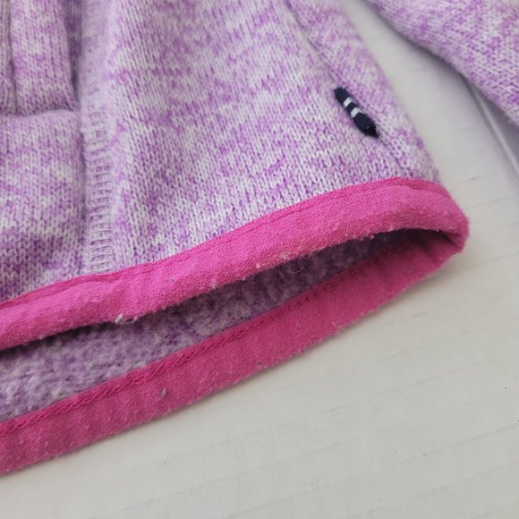 Nautica Girl's Purple Jacket with Pink Trim - Size 6 - Picture 12 of 13
